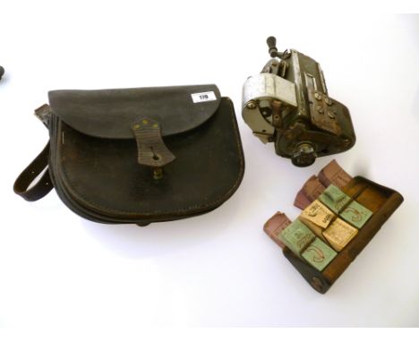 TICKET MACHINE, TICKETS AND POUCH