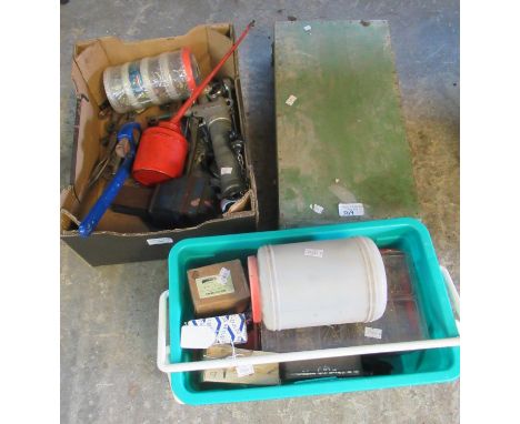 Three boxes of tools etc. (B.P. 21% + VAT) 