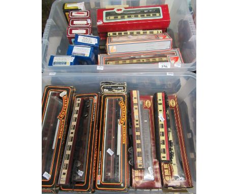 Two boxes of Lima, mainline railways and GMR Airfix trains/accessories, all in original boxes. Together with Dapol OO gauge t