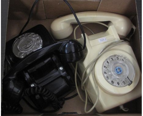 Two vintage rotary telephones. (B.P. 21% + VAT) 