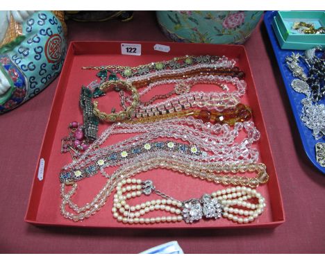 Vintage and Later bead Necklaces, bracelets, etc.