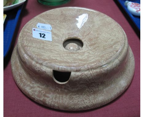 Ashworth Pottery Spitoon, circa 1900, 20cm diameter.
