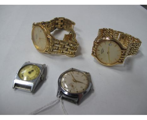 Rotary Wristwatches, vintage Oris gent's wristwatch head (lacking strap), etc.
