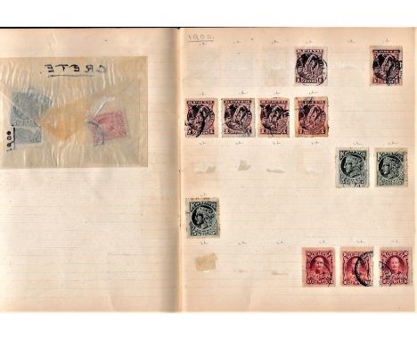 Crete 1900 - 1910 range of used 45&amp;, light duplication, postmark interest.