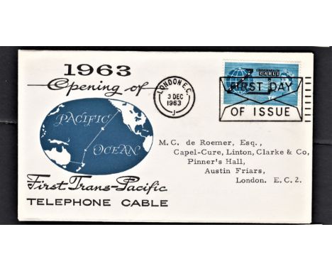 Great Britain (3 Dec) Compact Cable Phosphor First Day Cover A/T