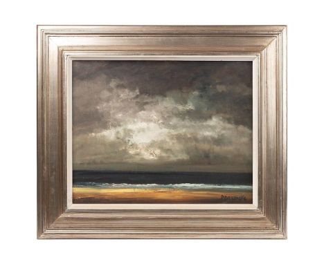 Paul Permeke (1918-1990), oil on board, seascape, signed. 39.5cm x 49cm.  Framed, 59cm x 69cm.
