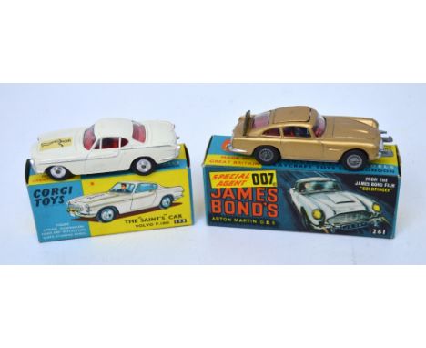 A boxed Corgi 261 'James Bond's Aston Martin DB5' complete with inner folded card and component parts and a boxed Corgi 258 T