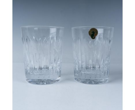 This pair of Waterford crystal rocks glasses from the Millennium Collection, A Toast to the Year 2000. Part of a special edit