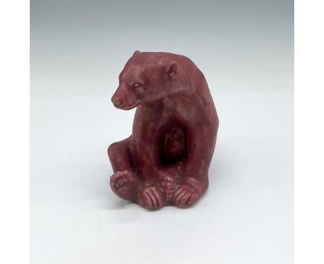 Original master made in 1945 by artist noted. Designed figure is replicated from that master number 6845 and colored burgundy