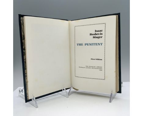 Pennsylvania: Franklin Center, 1983. Hardcover book rich blue bound with gilded motif on the cover. Signed by author. Isaac B
