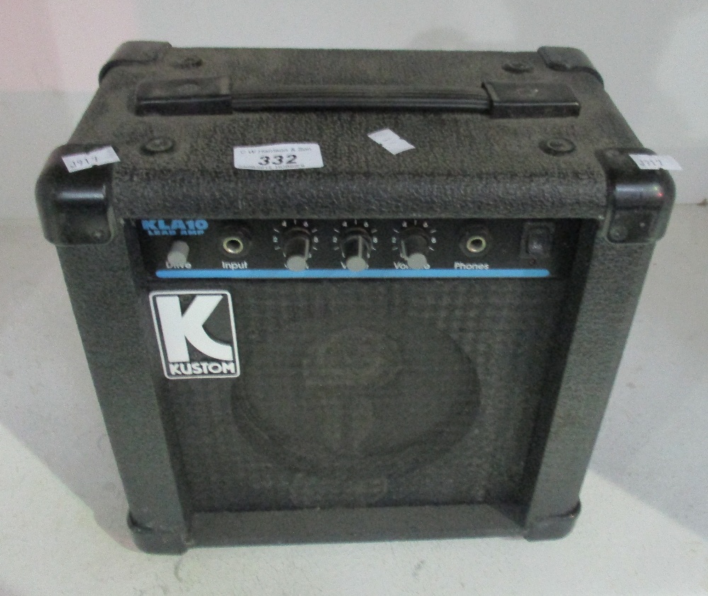Kustom KLA10 lead amplifier no power lead
