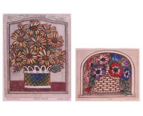 Alfred Cohen (1920-2001) - Marguerites, lithograph printed in colours, artists proof, signed and titled in pencil to the marg