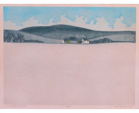 John Brunsdon (1933-2014) - Chesil Beach (Dorset), lithograph, signed, titled, dated 1976 and numbered 6/150 in pencil to the