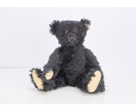 A Steiff limited edition black teddy bear, 2008 of 3000 for the year 1991 --19in. (49cm.) high (slight moth attack ) 