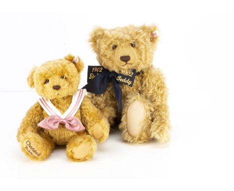 Two Steiff limited edition teddy bears, a Cherised Teddies Christopher, 1171 of 2000, and a 2002 Jubiliäums 1902 - 2002 Teddy