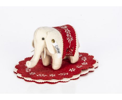 A Steiff Limited Club Edition 2002/03 Little Elephant  Elefäntle pin cushion, 4233 for the year, in original box with certifi