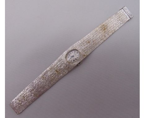 Bueche-Girod 9ct gold vintage ladies bracelet wristwatch, approx total weight 39.6g