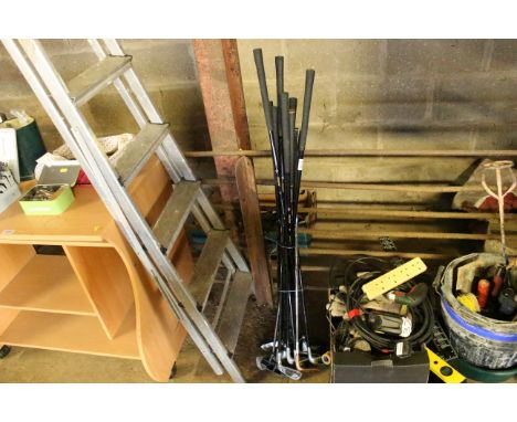 A quantity of Dunlop and other golf clubs to include drivers, irons, wedges etc.