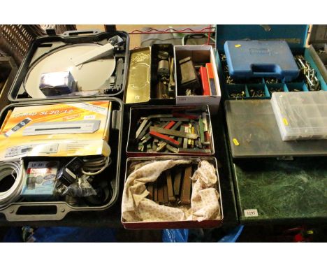 A quantity of lathe tools and other engineering equipment etc.