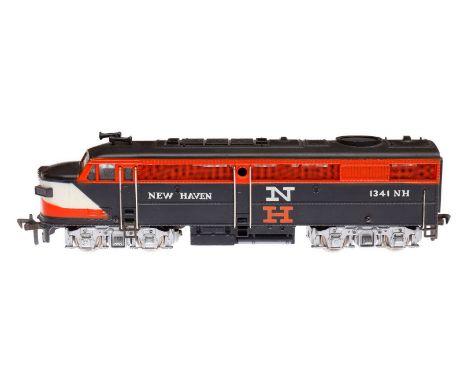 Fleischmann Diesellok ”NH” 1341, Spur H0, 2-Leiter, LS und Alterungsspuren, sonst Z 2