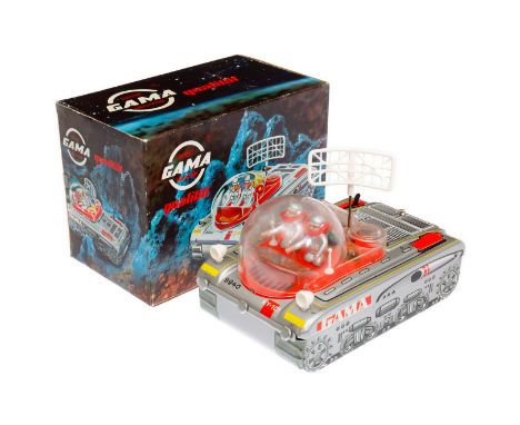 Gama Space Tank 9945, Blech/Kunststoff, batteriebetrieben, LS und Alterungsspuren, L 20, im OK, Z 2