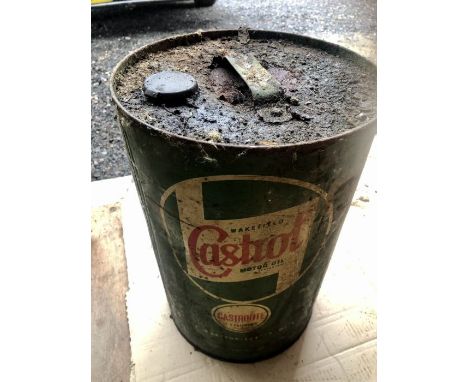 Vintage Wakefield Castrol Oil Barrel