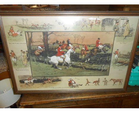 Stubley Point to Point modern Print approx 19  x 29 inches