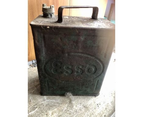 Vintage Esso Spirit Can with brass BP Cap