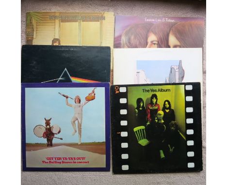  Pink Floyd Rolling Stones Yes ELP CSN Plum AtlanticGreat lot of uk pressings