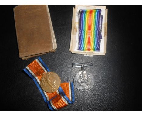 WW1 Medals and Soldiers Pocket Bible 166318 SPR J E GOULD R E 