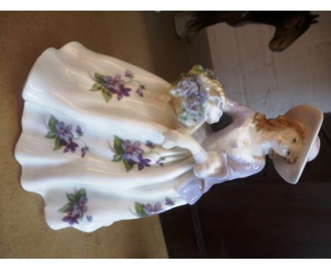 ROYAL WORCESTER FIGURE 'SWEET VIOLET' LIMITED EDITION 5747/9500 APPROX H: 7"