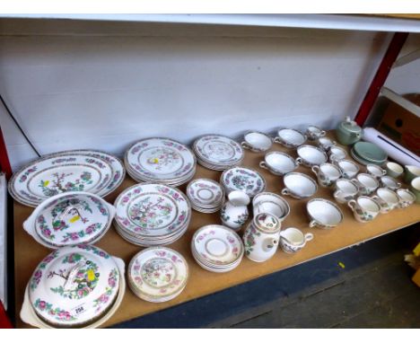 MADDOCK TEA AND DINNER SERVICE AND POOLE TEA FOR TWO SET