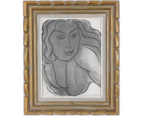 HENRI MATISSE, Femme o1, signed in the plate collotype, edition: 950, suite: Themes and Variations, printed by Martin Fabiani