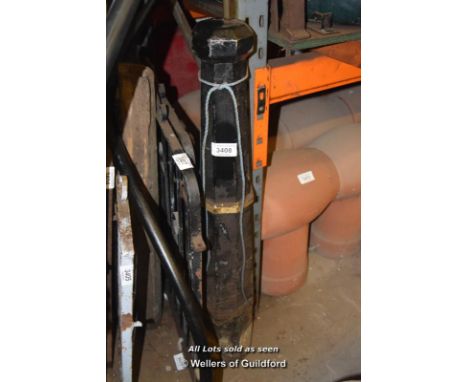 *CAST IRON GATE POST 1200MM HIGH