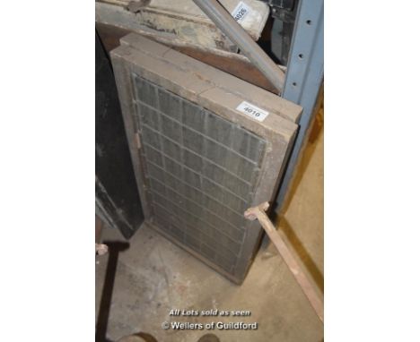 *TWO LEADED LIGHT PANELS, EACH 490MM X 890MM