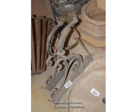 *TWO STEEL LIGHT BRACKETS