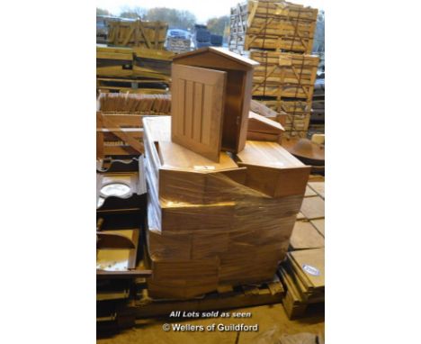 *PALLET OF APPROX NINETEEN WOODEN POST BOXES