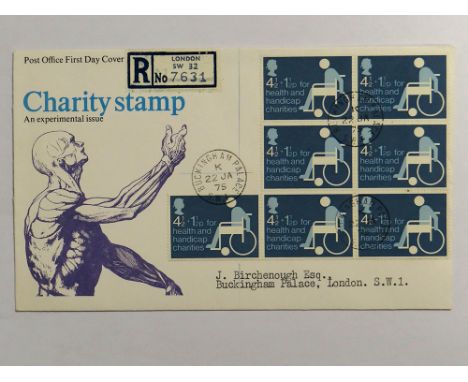 Buckingham Palace CDS postmark on typed Post Office cover