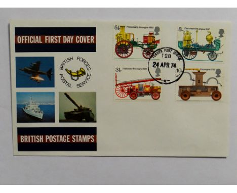 Field Post Office 128 CDS on unaddressed British Forces Postal Service cover