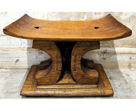 Vintage Oriental hardwood window seat/stool  40 x 54 x 27cms
reasonable used with scuffs scratches etc