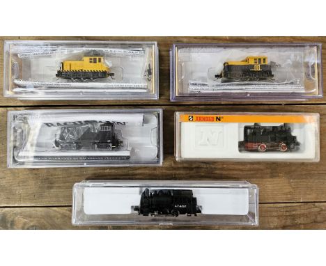Five various 'N' gauge boxed trains Inc. Bachmann
untested but appears unused