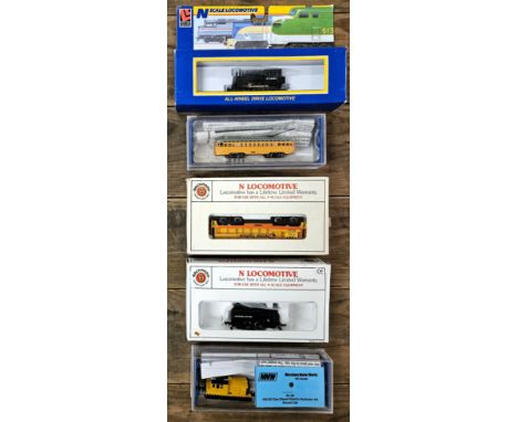 Five various 'N' gauge boxed trains Inc. Bachmann
untested but appears unused