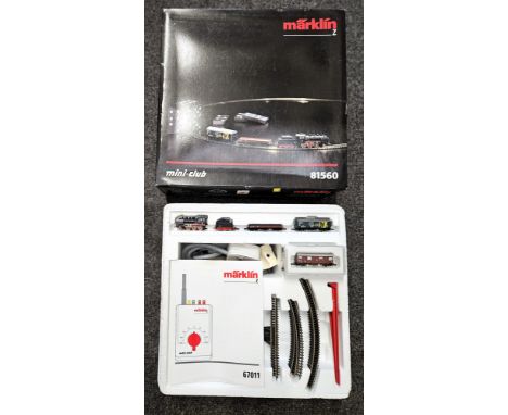 Marklin Mini-Club boxed Z gauge set
untested but appears unused