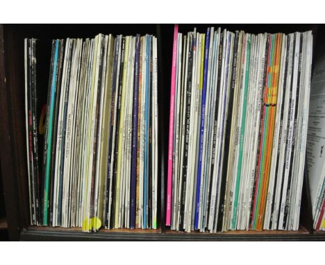 A large quantity of approximately 300 vinyl LPs including opera, light listening, musicals and comedy (Spike Milligan, The Go