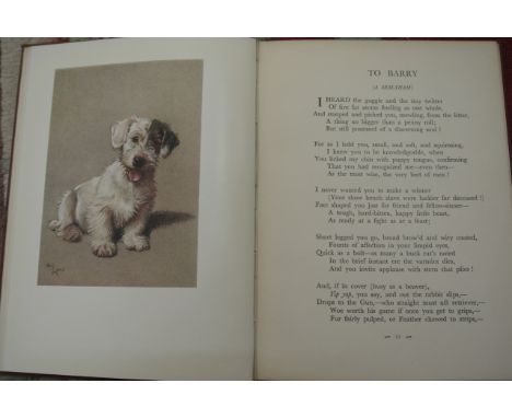 A collection of three poetry books to include A Dozen Dogs or So by Cecil Aldin, Cotswolds Days by Jim Turner, illustrated wi