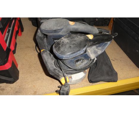 A selection of MacAllister electric power tools, 3 in original moulded plastic carrying cases comprising a Palm planer 420 w,