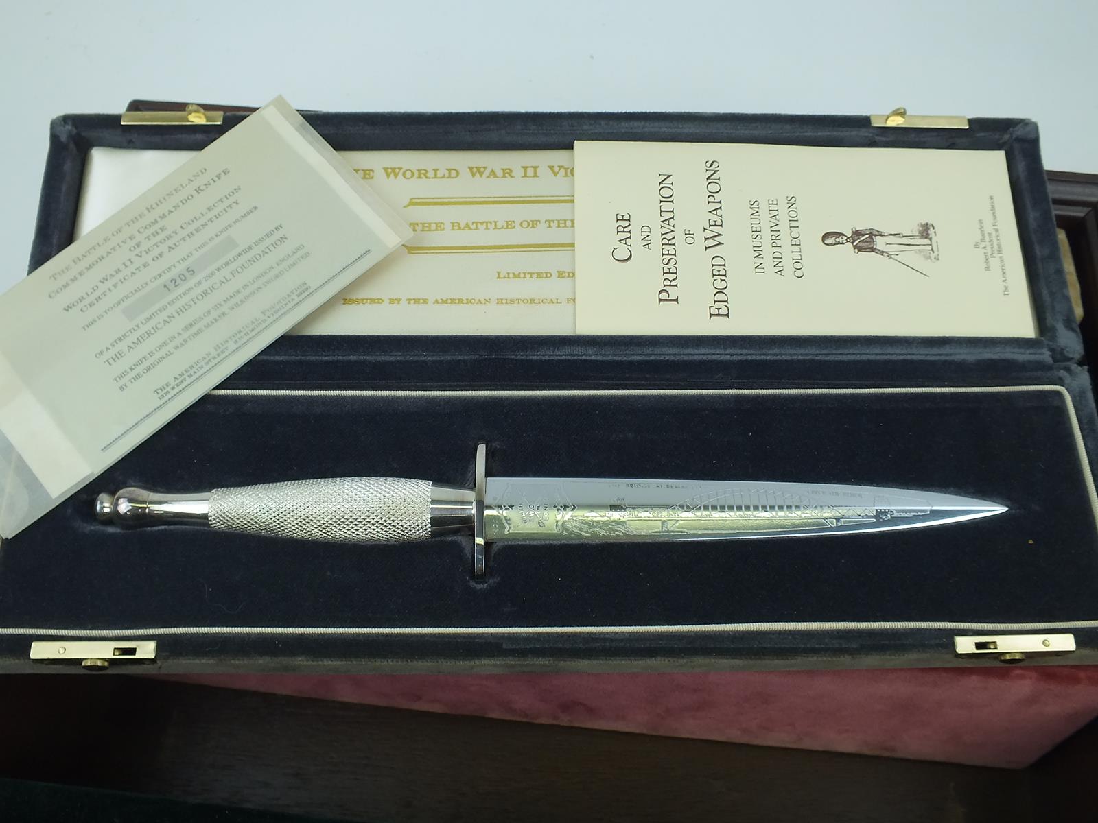 A set of six Wilkinson Sword World War II Victory Collection