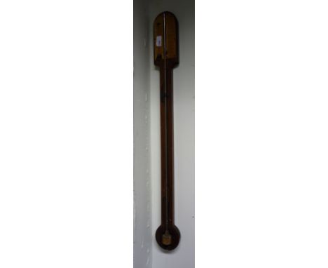 A 19th Century rosewood stick barometer, stained ivory dial marked "CRAIGHEAD AND WEBB, ROYAL EXCHANGE".  A/F 88cm Approx.  