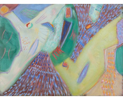 Tony O'Malley HRHA (1913-2003)Orpheus, AutumnOil on board, 92 x 122cm (36 x 48)Signed with initials and dated 1984; Also sign