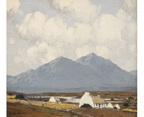 Paul Henry RHA (1877-1958)A Connemara LandscapeOil on canvas, 35.5 x 40.5cm (14 x 16'')SignedProvenance: Wilhelm Mueller, by 